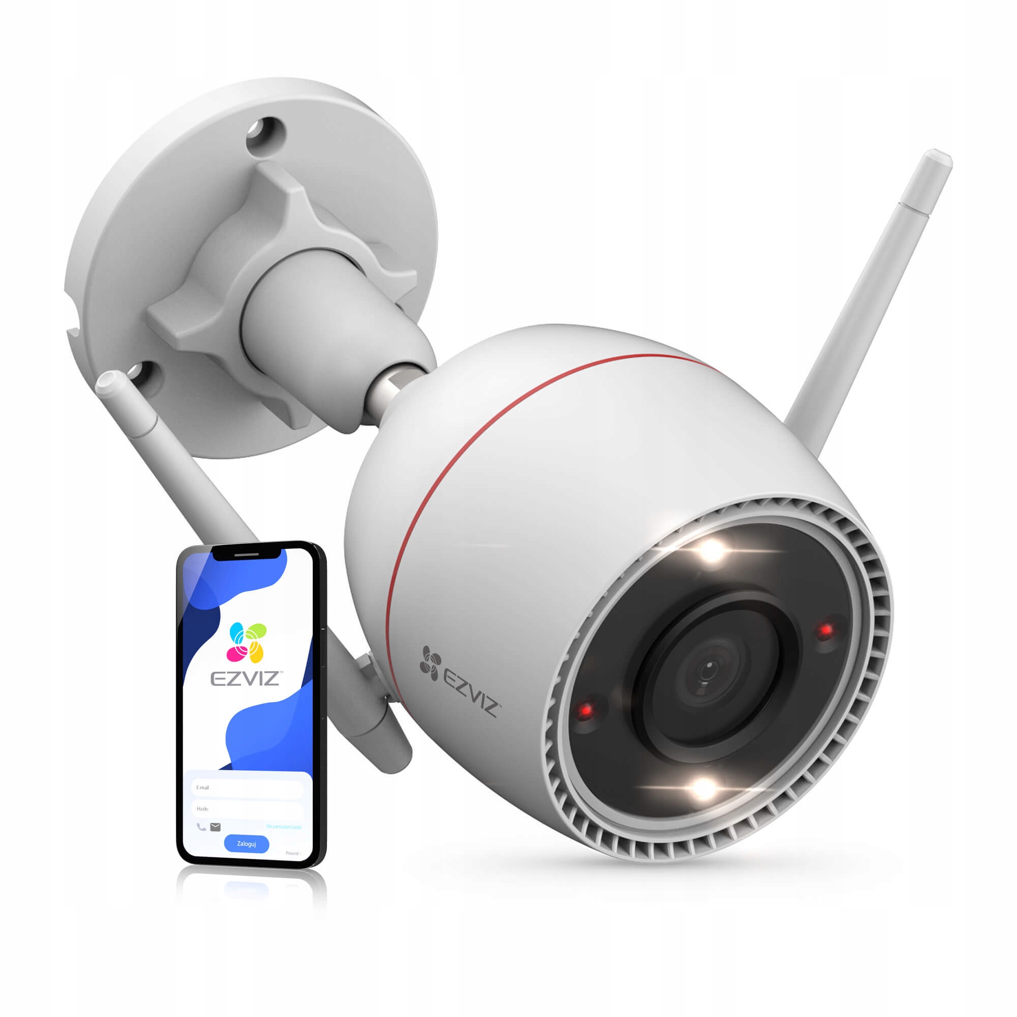 IP kamera zewnętrzna Ezviz CS-H3c (4 MP, 2,8 mm, farba)